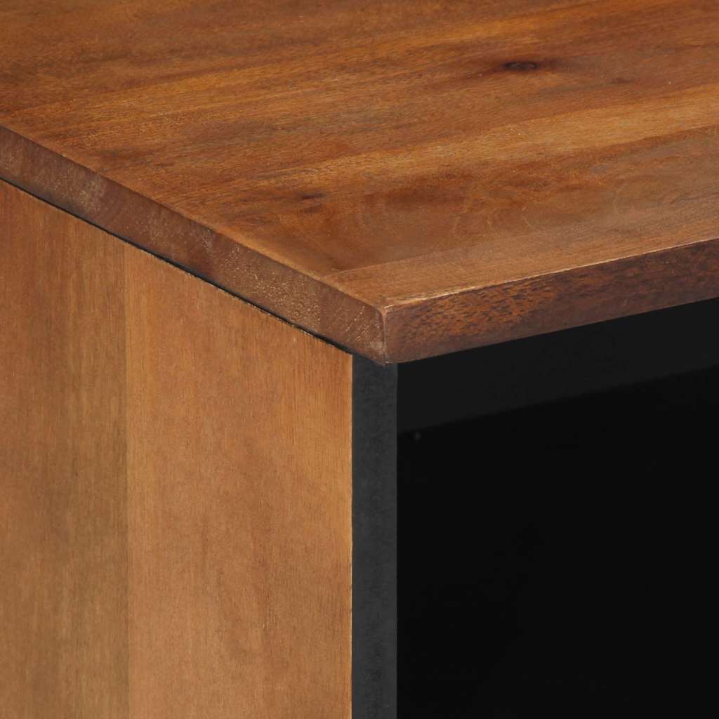 vidaXL TV Cabinet Honey Brown 80 x 33 x 46 cm Solid Mango Wood 6
