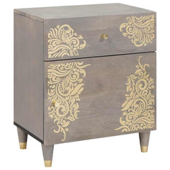 vidaXL Bedside Cabinet with Door 50 x 33 x 60 cm