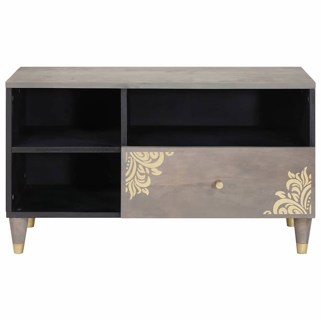 TV Cabinet with Drawer Solid Mango Wood
