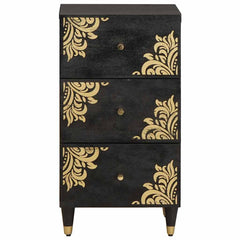Sideboard and Gold Solid Mango Wood