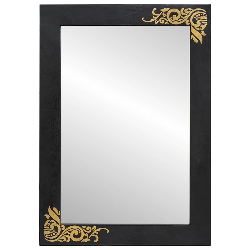 Bathroom Mirror 70 x 50 x 2.5 cm Black