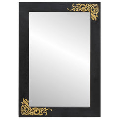 Bathroom Mirror 70 x 50 x 2.5 cm Black