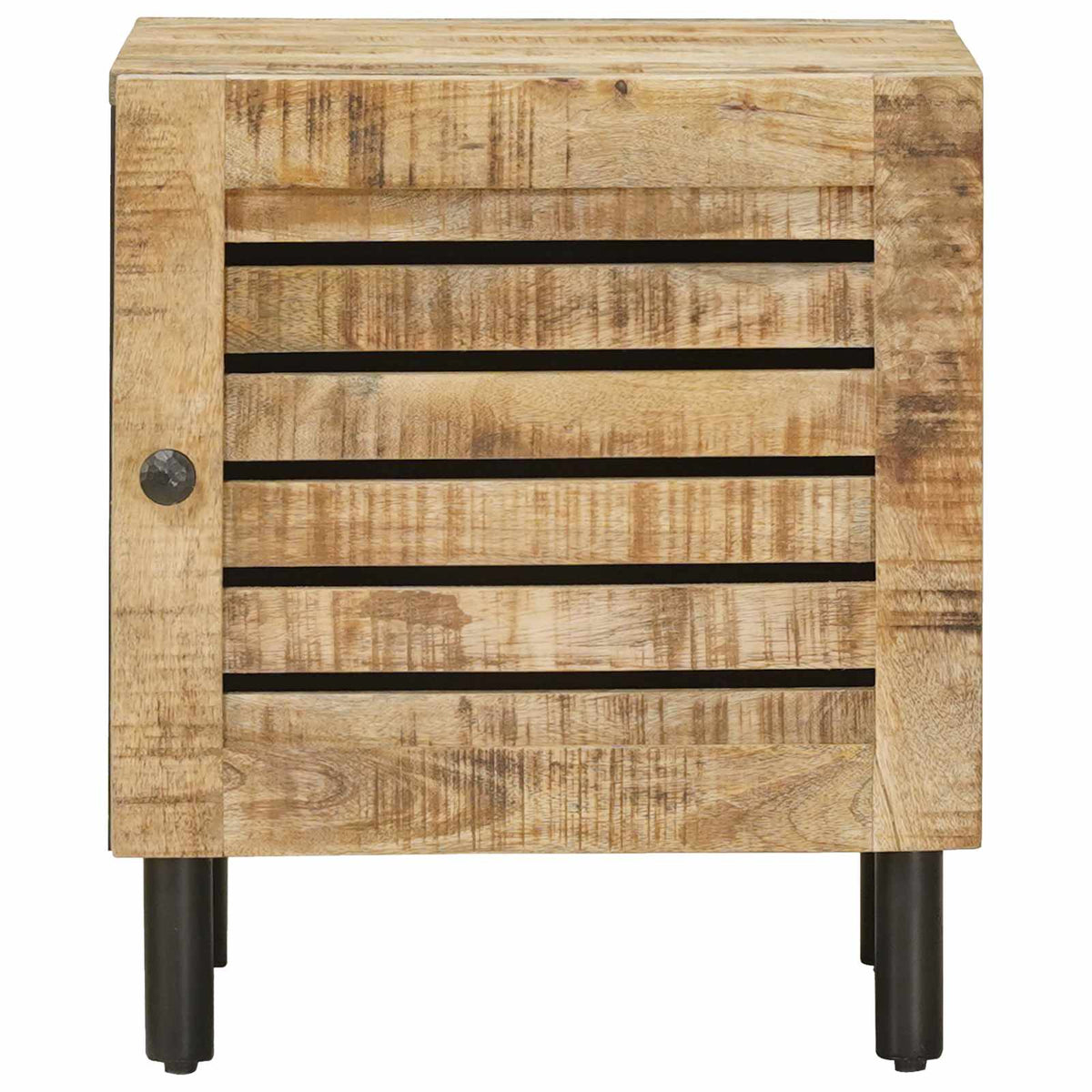 vidaXL Bedside Table 2 pcs Natural 40 x 33 x 46 cm Solid Mango Wood 4