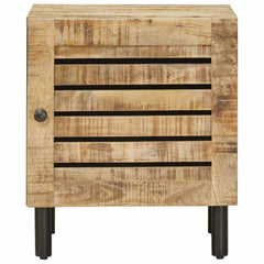 vidaXL Bedside Table 2 pcs Natural 40 x 33 x 46 cm Solid Mango Wood 4