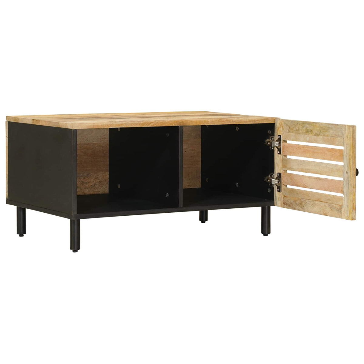 vidaXL Coffee Table Natural 80 x 50 x 40 cm Solid Mango Wood 3