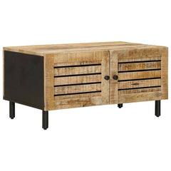 vidaXL Coffee Table Natural 80 x 50 x 40 cm Solid Mango Wood 2