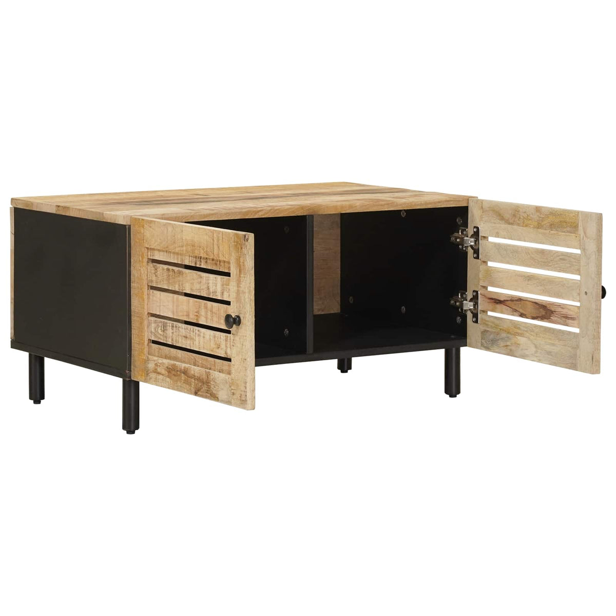 vidaXL Coffee Table Natural 80 x 50 x 40 cm Solid Mango Wood 3