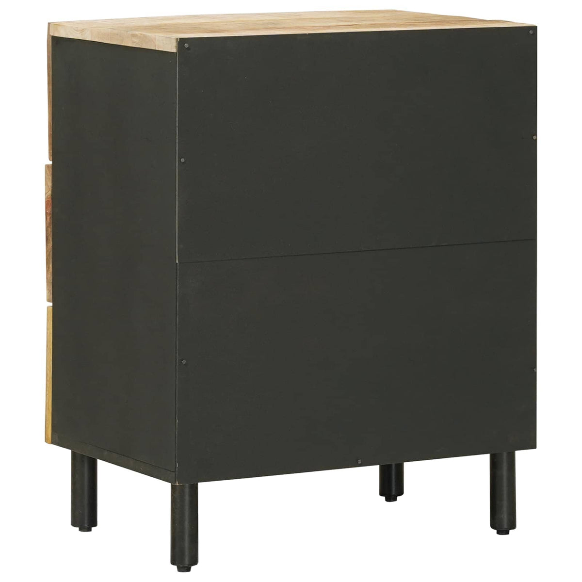 vidaXL Bedside Table Natural 50 x 33 x 62 cm Solid Mango Wood 6
