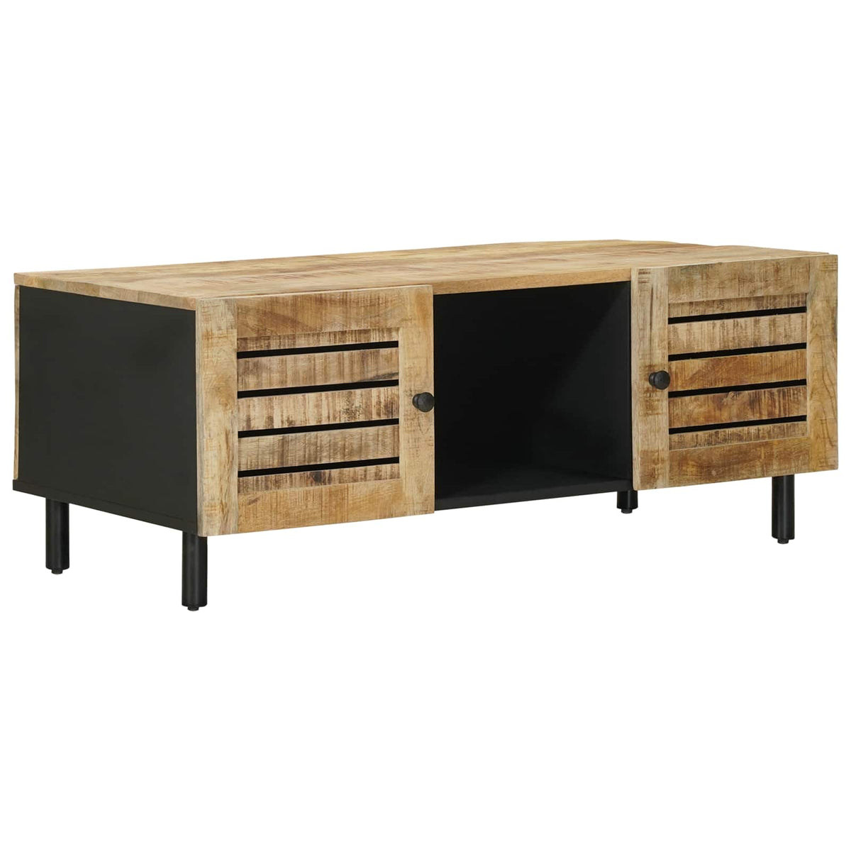 vidaXL Coffee Table Natural 100 x 54 x 40 cm Solid Mango Wood 2