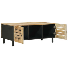 vidaXL Coffee Table Natural 100 x 54 x 40 cm Solid Mango Wood 3