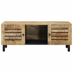 vidaXL Coffee Table Natural 100 x 54 x 40 cm Solid Mango Wood 4