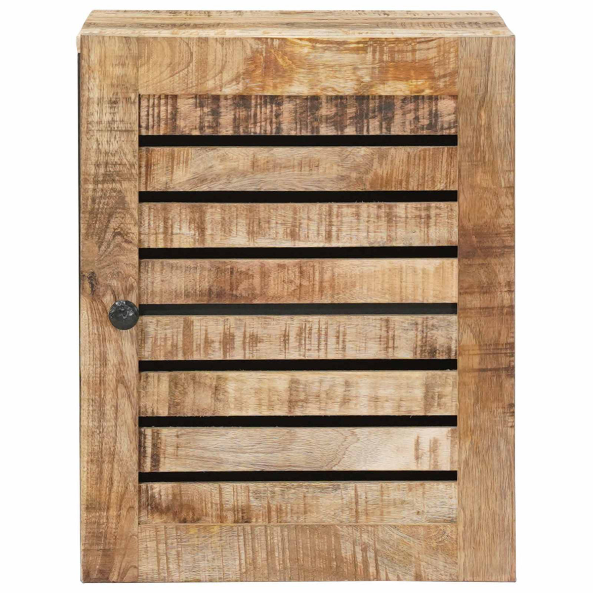 vidaXL Hanging Cabinet with Storage Brown and Black 38 x 33 x 48 cm 4