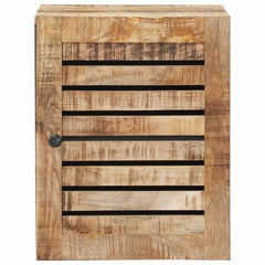 vidaXL Hanging Cabinet with Storage Brown and Black 38 x 33 x 48 cm 4