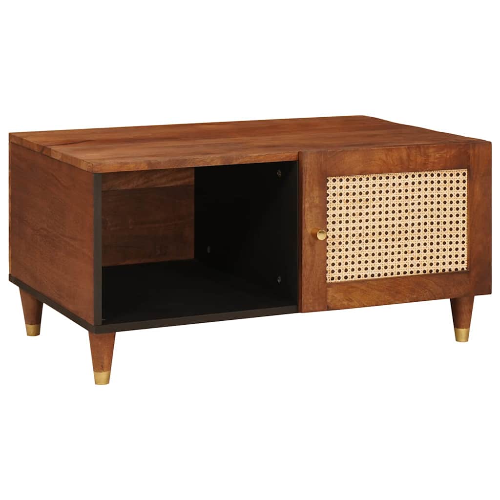 vidaXL Coffee Table 80 x 50 x 40 cm Solid Mango Wood 1
