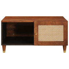 vidaXL Coffee Table 80 x 50 x 40 cm Solid Mango Wood 4