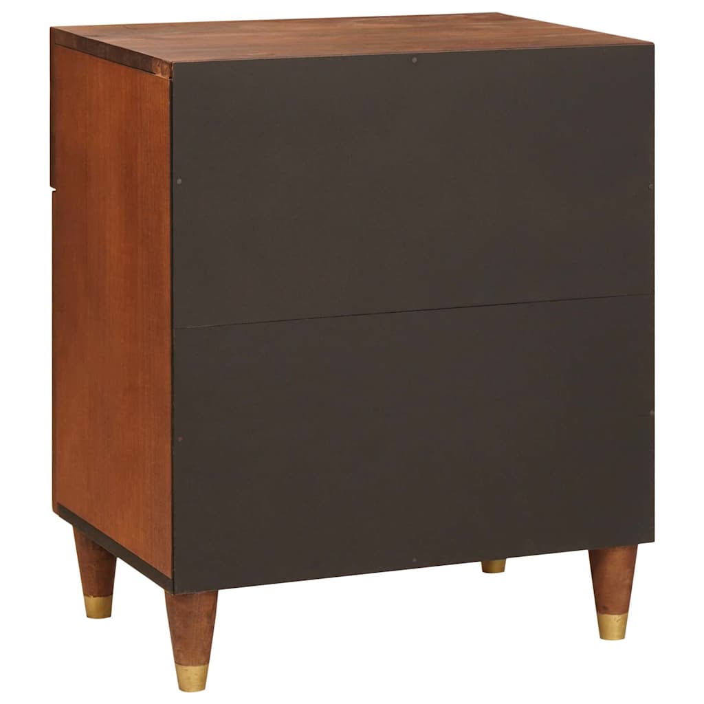 vidaXL Bedside Tables with Drawer 50 x 33 x 60 cm Solid Mango Wood 5