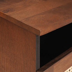vidaXL TV Cabinet Brown 80 x 33.5 x 46 cm Solid Mango Wood 6