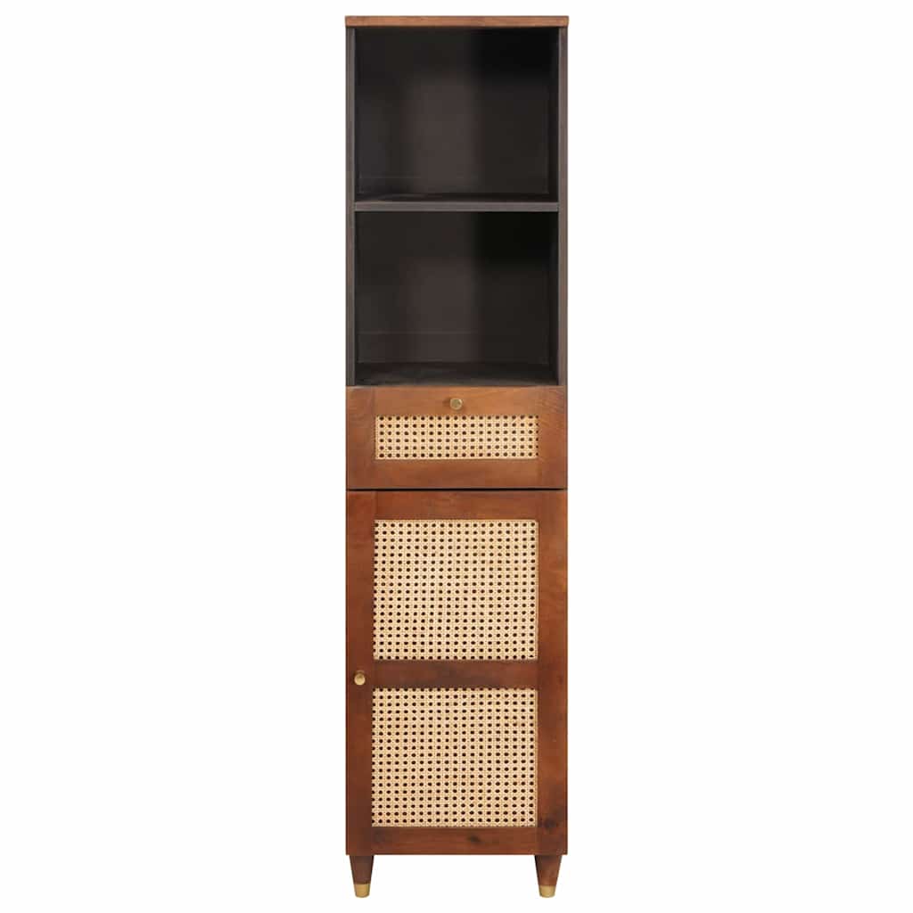 vidaXL Sideboard with Drawer Brown 38 x 33.5 x 160 cm Solid Mango Wood 4