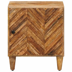 vidaXL Bedside Table 2 pcs Brown 40 x 33.5 x 46 cm Solid Mango Wood 3