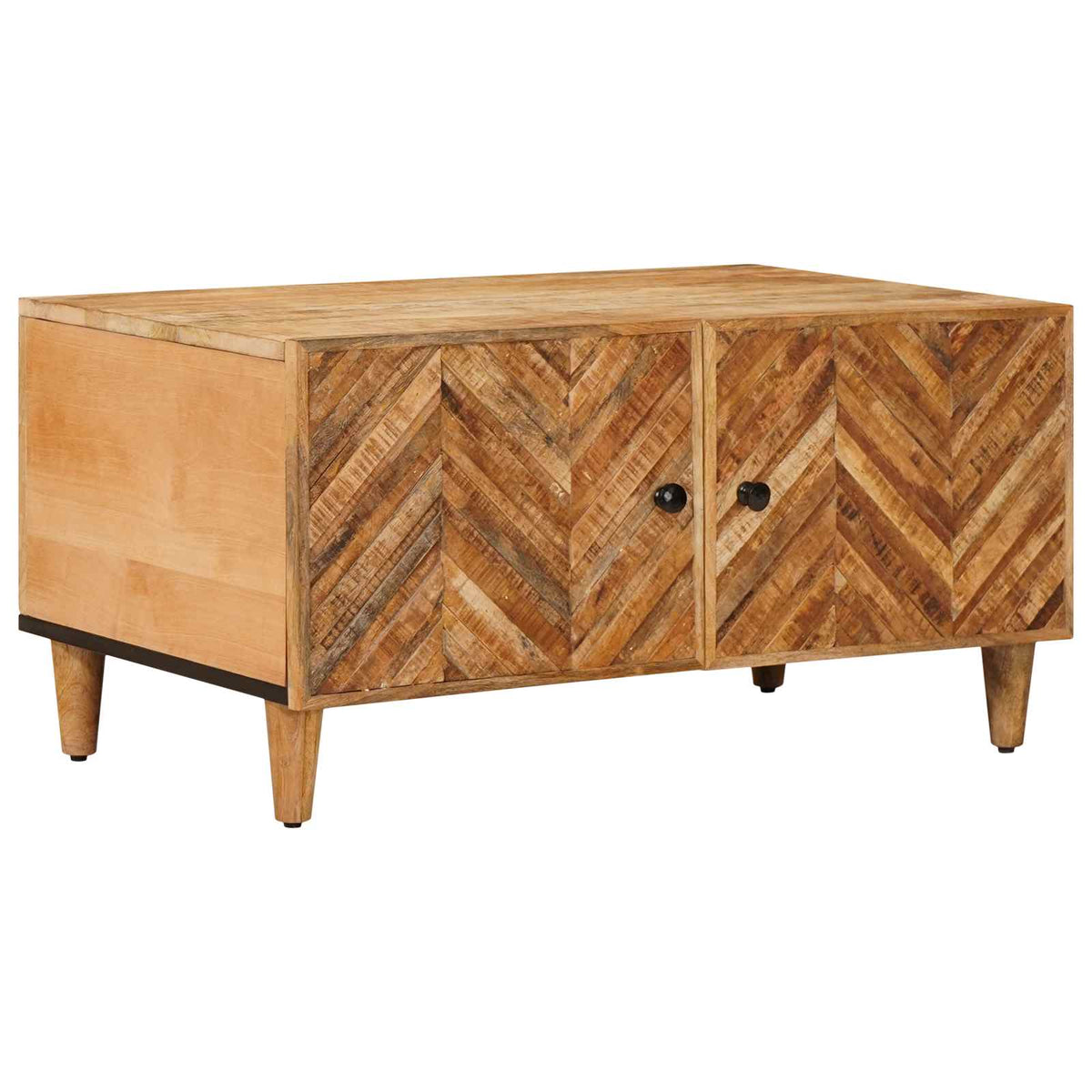 vidaXL Coffee Table Brown 80 x 50 x 40 cm Solid Mango Wood 1