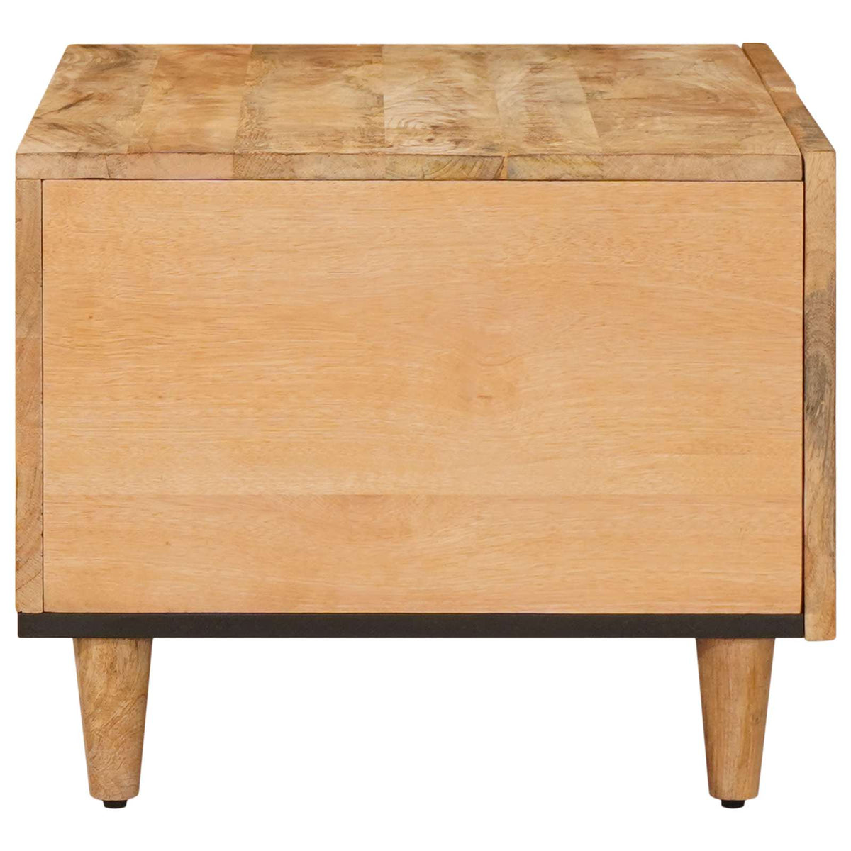 vidaXL Coffee Table Brown 80 x 50 x 40 cm Solid Mango Wood 4