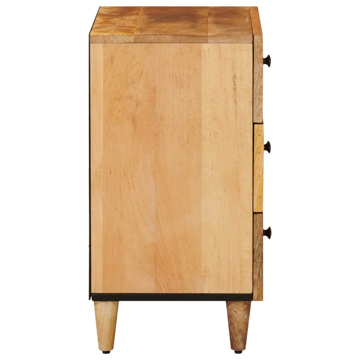 vidaXL Bedside Table Brown 50 x 33 x 60 cm Solid Mango Wood 4