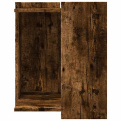 vidaXL Cat Litter Box Enclosure Smoked Oak 42 x 42 x 51 cm 4