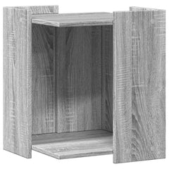 vidaXL Cat Litter Box Enclosure Grey Sonoma 42 x 42 x 51 cm 2