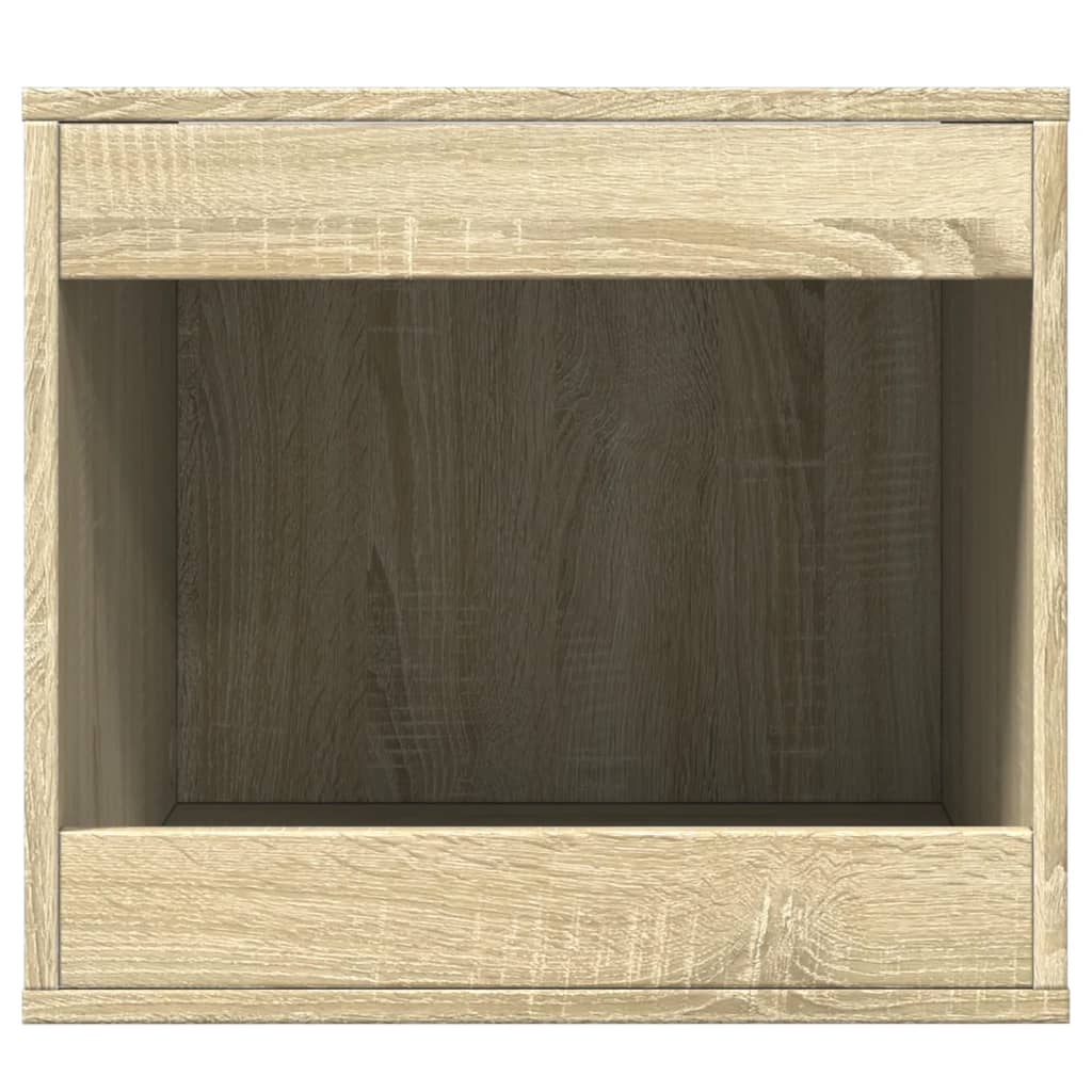 vidaXL Cat Litter Box Enclosure Sonoma Oak 47x59x42 cm Engineered Wood 4