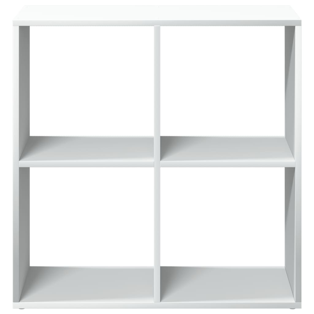 vidaXL Room Divider Bookcase White 69,5x29x69,5 cm Engineered Wood 5