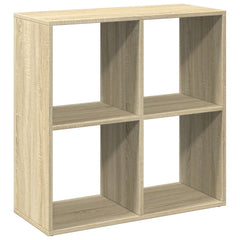 vidaXL Room Divider Bookcase Sonoma Oak 69,5x29x69,5 cm Engineered Wood 2