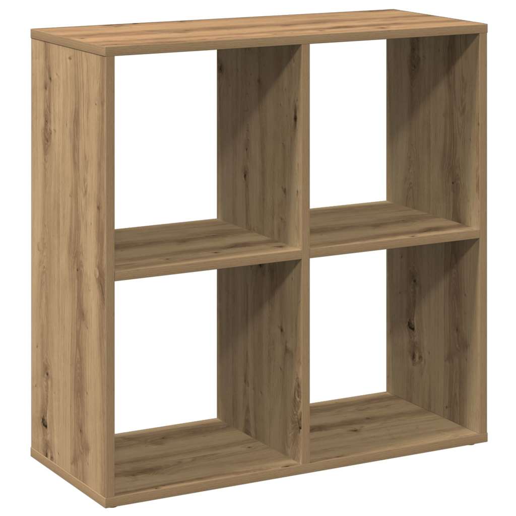 vidaXL Room Divider Bookcase Artisan Oak 69,5x29x69,5 cm Engineered Wood 2