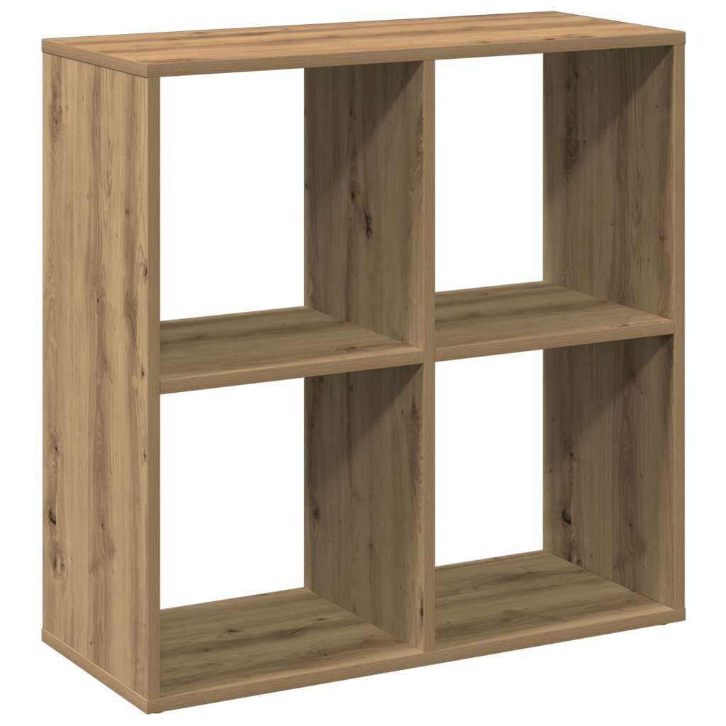 vidaXL Room Divider Bookcase Artisan Oak 69,5x29x69,5 cm Engineered Wood 6