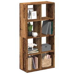 Room Divider Bookcase 69.5x29x137.5 cm Width 69.5 cm Height 137.5 cm Old wood