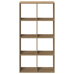 vidaXL Room Divider Bookcase Artisan Oak 69,5x29x137,5 cm Engineered Wood 5