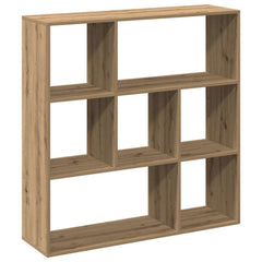 vidaXL Room Divider Bookcase Artisan Oak 102x29x103,5 cm Engineered Wood 2