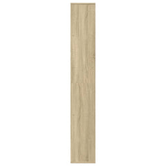 vidaXL Room Divider Bookcase Sonoma Oak 67x25x161.5 cm Engineered Wood 6