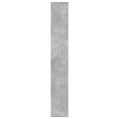 vidaXL Room Divider Bookcase Concrete Grey 67x25x161.5 cm Engineered Wood 6