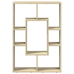 vidaXL Bookcase Sonoma Oak 63x20x90 cm Engineered Wood 5