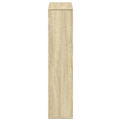 vidaXL Bookcase Sonoma Oak 63x20x90 cm Engineered Wood 6