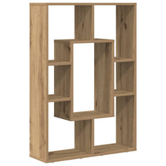 vidaXL Bookcase Artisian Oak 63x20x90 cm Engineered Wood 2