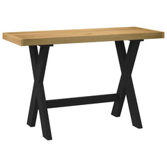 Desk NOAIN A-Shaped Legs 120x50x75 cm Solid Wood Pine X shape