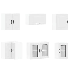 11 Piece Kitchen Cabinet Set "Kalmar" Engineered Wood White