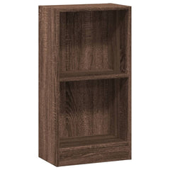 vidaXL Bookcase Brown Oak 40x24x76 cm Engineered Wood 2