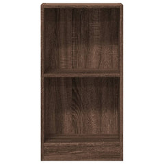 vidaXL Bookcase Brown Oak 40x24x76 cm Engineered Wood 4