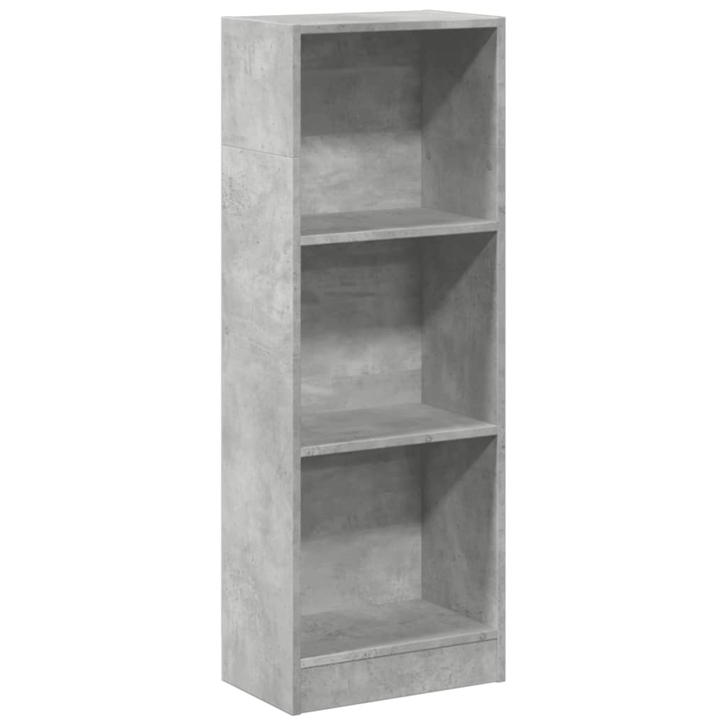 vidaXL Bookcase Concrete Grey 40x24x109 cm Engineered Wood 2