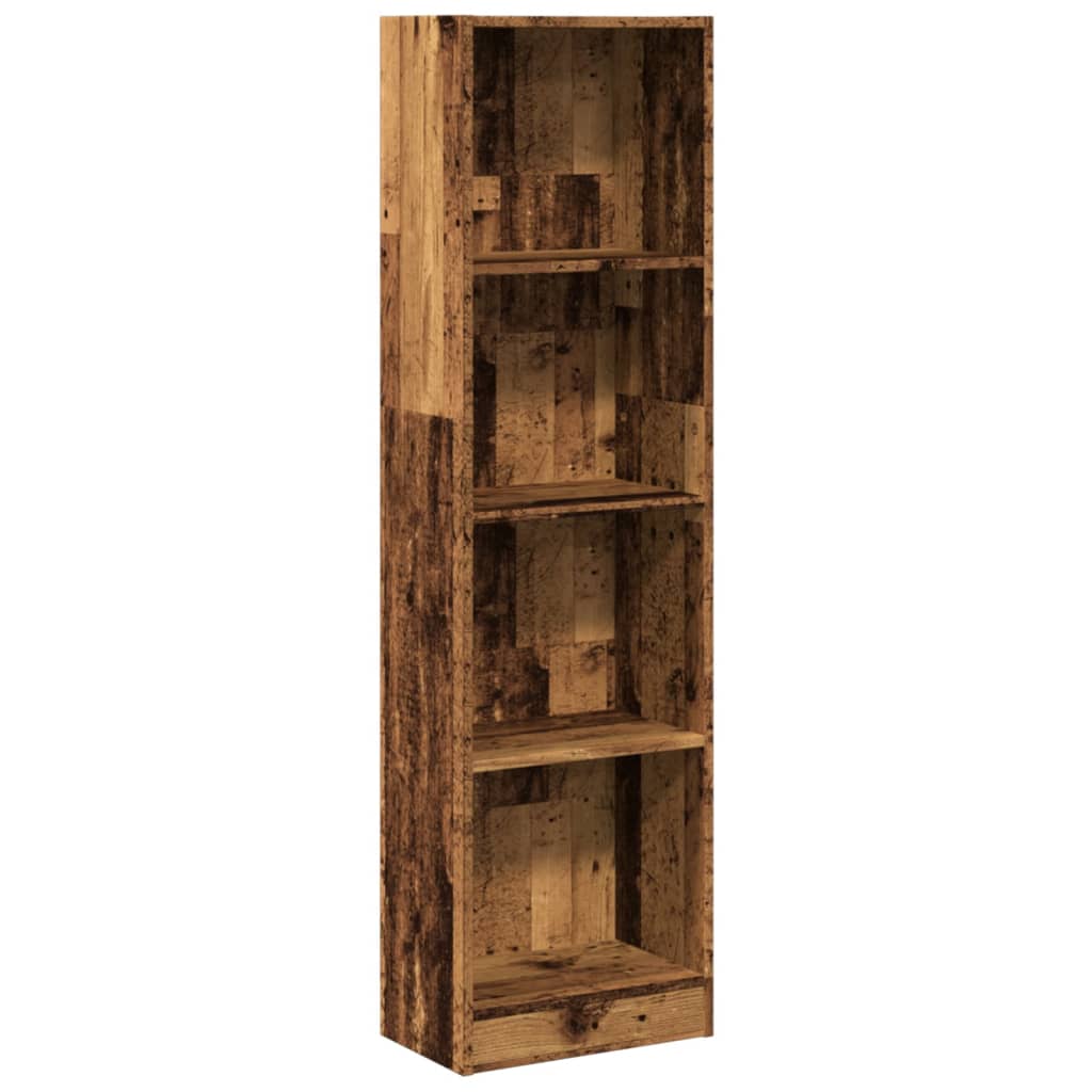 vidaXL Bookcase Old Wood 40x24x143 cm Engineered Wood 2