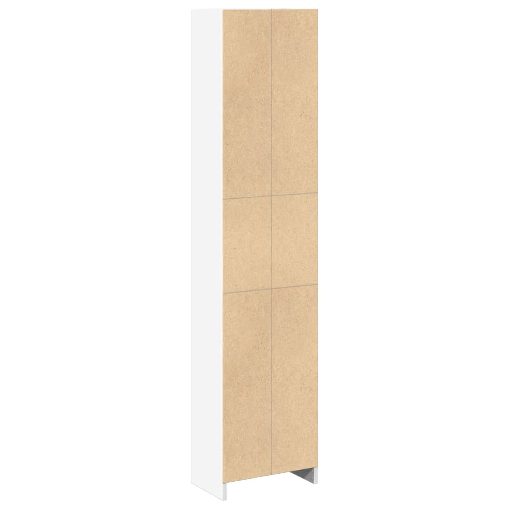 vidaXL Bookcase White 40x24x176 cm Engineered Wood 5