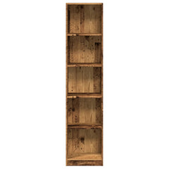 vidaXL Bookcase Old Wood 40x24x176 cm Engineered Wood 4