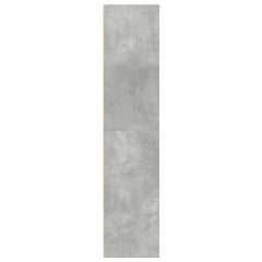 vidaXL Bookcase Concrete Grey 60x24x109 cm Engineered Wood 6